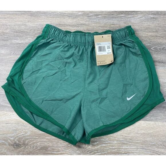 Nike Women's Tempo Brief-Lined Running Shorts Size XS CU8890-366 Green - Picture 1 of 9